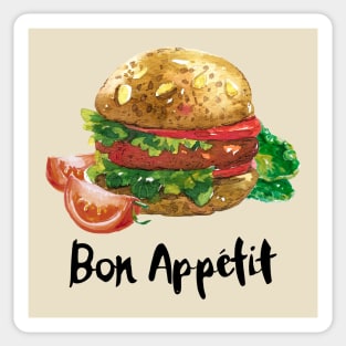 Bon Appetit Burger Sticker